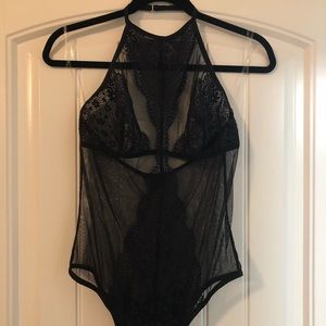 Victoria’s Secret black Lace Teddy Large BNWT